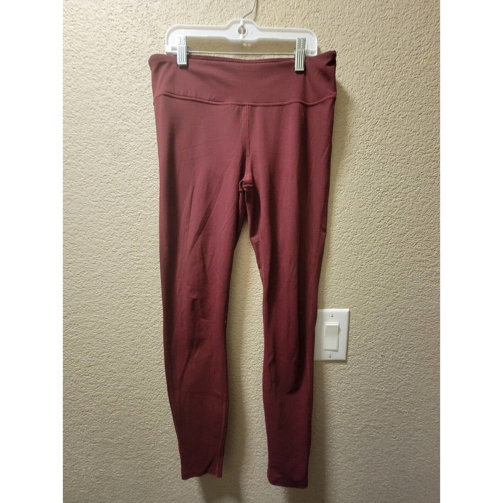 Fabletics Leggings Burgandy Color